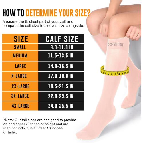 Doc Miller Compression Socks 8-15 mmHg for Women & Men, 1 Pair