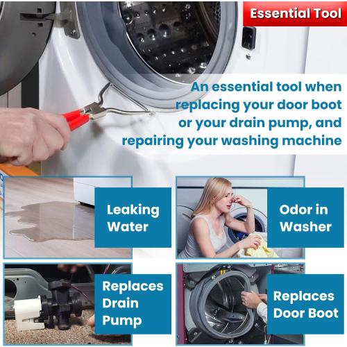 383EER4004A/383EER4001A Washing Machine Inner/Outer Spring Expansion Tool Washer Door Boot Seal Clamp Ring Removal Tool For 4986ER0004F/B/G, LG, Samsung, Kenmore, Whirlpool
