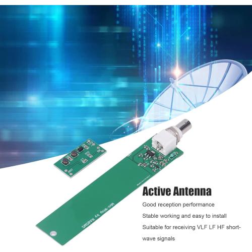2Pcs Active Antenna VLF LF HF Shortwave Receiving Module 10KHz to 30MHz FM Radio Receiver Board