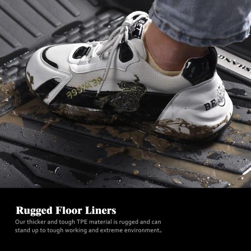 All Weather Cargo Liner Compatible with 2003 2004 2005 2006 2007 2008 2009 Toyota 4Runner,TPE Car Trunk Mat Waterproof Easy to Clean Accessories
