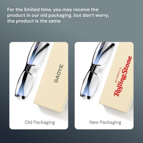Gaoye 6 pack 2.75 Executive Style Reading Glasses Men - Durable Readers with Blue Light Filtering- Comfortable Fit with TR90 Frames