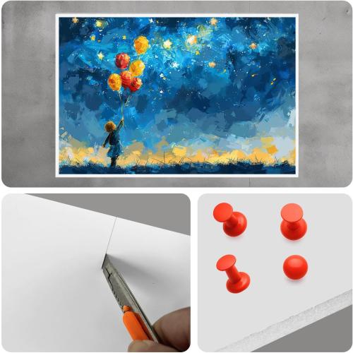 Foam Board 24 x 36 x 3/16 (5mm) - 12 Pack, White Poster Board, Double-Sided, Acid-Free Foam Core Board for Signs, Presentations, Schools, Offices, and Art Projects