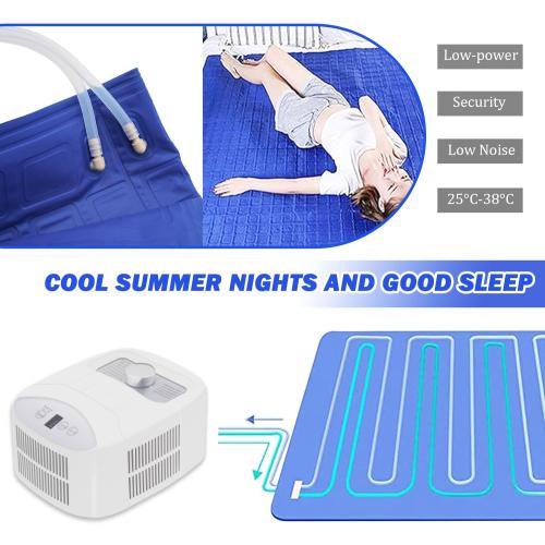 Water Cooling Mattress Pad, Bed Cooling System, Portable Bed Chiller, Cooled Mattress, Cool Sleep (63 27.55)