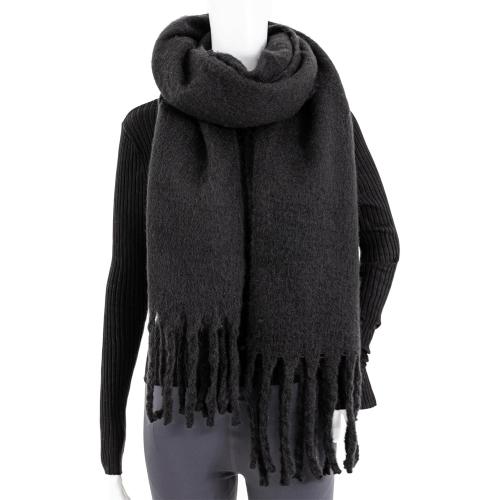 AUSEKALY Women's Scarf Big Colorful Thick Blanket Wrap Winter Oversized Warm Chunky Scarves Solid