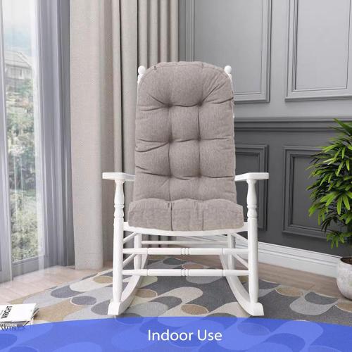 Adirondack Chair Cushion, High Back Patio Outdoor Seat Chair Cushion 49x20in -Tan/Taupe