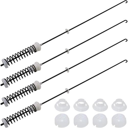 【ALLOY UPGRADED】W10780045 WTW4816FW2 NTW4516FW2 NTW4605EW0 NTW4516FW1 WTW4800BQ1 Washer Suspension Rods Kit 4 Pcs by Beaquicy-Washer Parts for Whirlpool Kenmore Suspension Rods RTW4516FW1,11020102310
