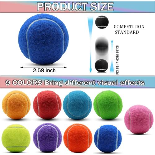 Tennis Balls,  Training Tennis Balls,High Elasticity Practice Tennis for Beginner, Exercise Playing Balls for Pet Dog