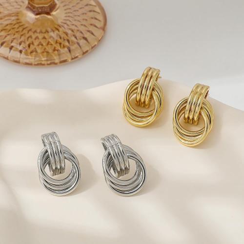 SHERLOVE Trendy Gold Plated Knot Earrings for Women Chunky Statement Drop Dangle Earrings Lightweight Hypoallergenic Fashion Accessories Gold Jewelry Gifts for Womens