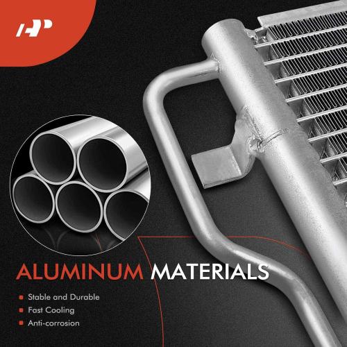 A-Premium Air Conditioning A/C Condenser Compatible with Ford Transit-150, Transit-250, Transit-350 HD, 2020-2020 V6 3.5L, Replace# LK4Z19712A