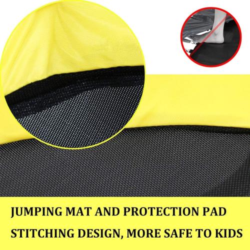 LANGXUN 60 Trampoline for Kids, 5ft Toddler Mini 6-in-1 Trampoline Indoor Outdoor with Swing, Basketball Hoop, Dart Board, Gymnastics Bar, Rings, Christmas Toys Birthday Gifts for Girls Boys Age 3-8