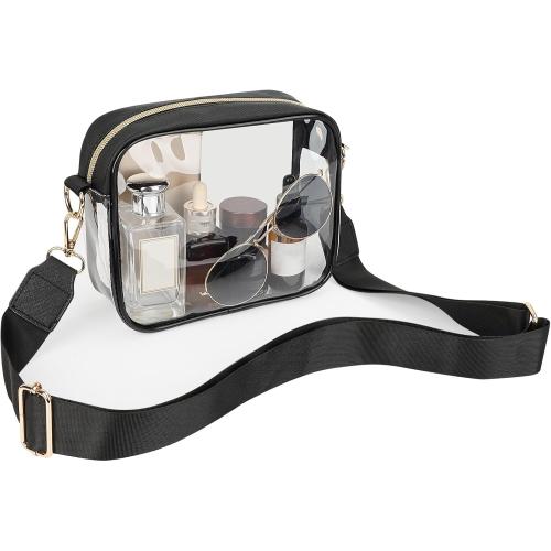 Aveniee Clear Bag Stadium Approved, Clear Purses for Women, Crossbody Bag for Concerts with Adjustable Strap