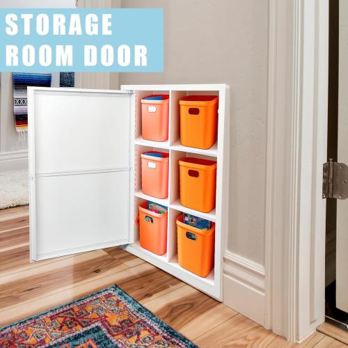 Leinuosen 32 x 24 Inch Attic Access Door Access Panel Crawl Space Door Aluminum Alloy Wall Hole Cover for Attic Crawl Space Wine Cellar