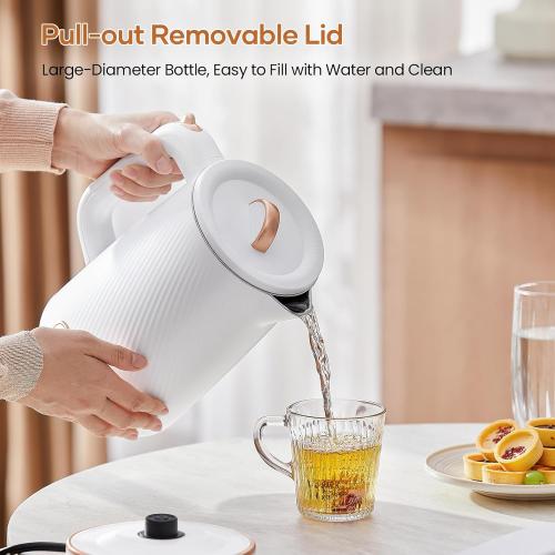 OLEGA Electric Kettle - 1500W Electric Tea Kettle 1.8L Stainless Steel Inner Electric Kettles for Boiling Water Auto Shut Off Boil-Dry Protection Electric Water Kettle for Coffee Tea