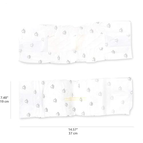 Amazon Basics Male Dog Diapers, 30 Count, X-Small, Ultra Absorbent Disposable Wrap with Secure Fit, Leakproof and Comfortable