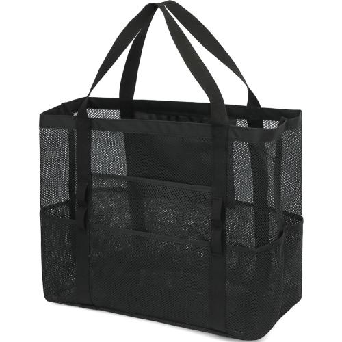Fammart Large Mesh Beach Bag for Women, Oversized Beach tote Swim Pool Bag