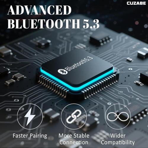 Bluetooth Earplug Headphones for Work, Replaceable Ear Tips
