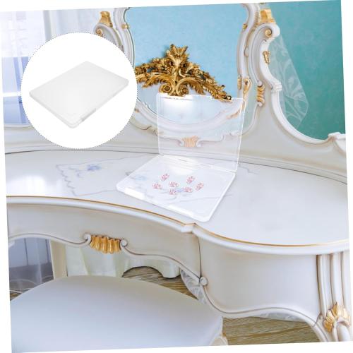 Didiseaon Press Nail Organizer Storage Box Large Capacity Transparent Nail Art Display Case Dustproof Collection and Showing Box for Salon and DIY Enthusiasts