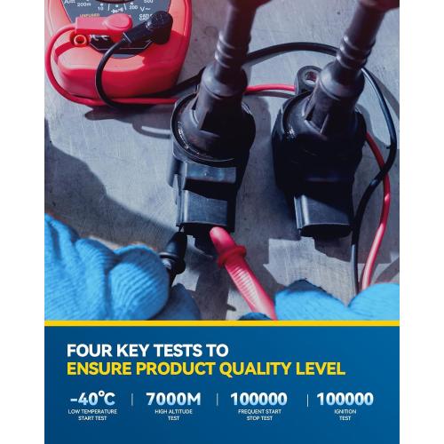 Black PHILTOP UF648 Ignition Coil 6 Pack