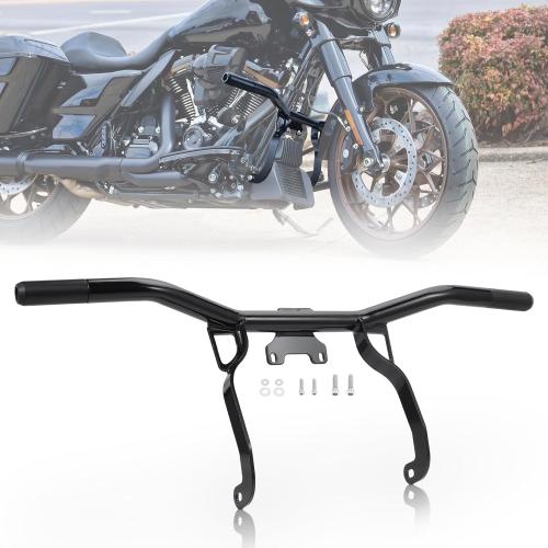 Front Engine Guard Crash Bar for Harley Touring Street Glide Road Glide Electra Glide Ultra Limited 2014-2022 / Road King 2014-2024