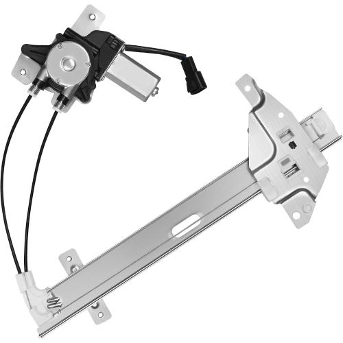Rear Passenger Side Power Window Regulator with Motor (2 Pins) Fit for 1997-2005 Buick Century 1997-2004 Regal, 1998-2002 Oldsmobile Intrigue, 741-709