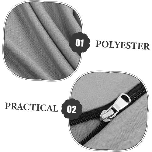 Gaming Chair Cover Set Stretchable Elastic Armrest Covers for Office and Gaming Chairs Soft Milk Silk Material Washable Protector for Home Office Use Light Gray