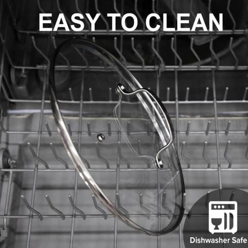 10 Inch Glass Lid for Lodge Cast Iron Skillet, 10 OXO Obsidian Frying Pan, Calphalon stainless pans and Other 10-10.25 Inch Kitchenware