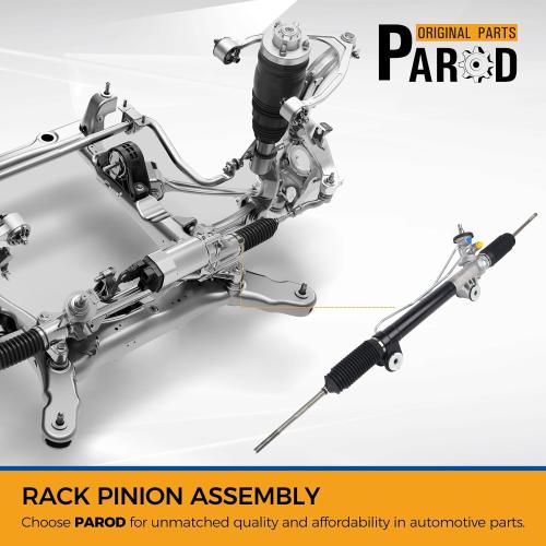 PAROD Power Steering Rack, Rack and Pinion Assembly for 1999-2006 Chevy Silverado 1500, 2007 Silverado 1500 Classic, 1999-2006 GMC Sierra 1500, 2007 Sierra 1500 Classic#19133675, 26079794, 26079801