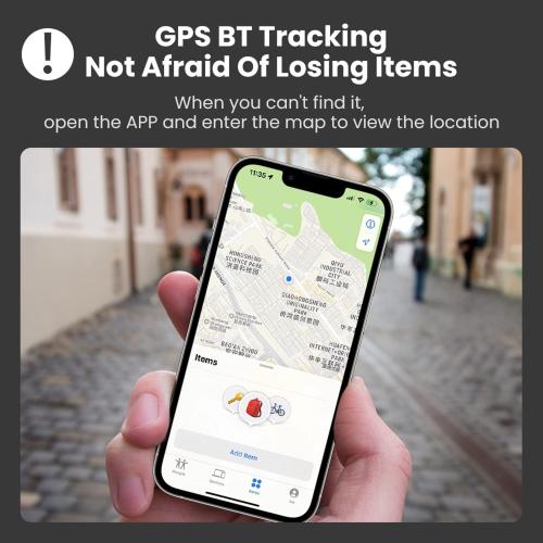 Bluetooth Tracker and Item Locator: Key Finder, Smart tag Item Finder Works with Apple Find My(only iOS Compatible),1 Year Replaceable Battery, Smart Tracker for Keys Bags Wallets Pet (White-1pack)