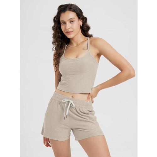 Size large Beyond Yoga Women's Slim Racerback Cropped Tank – Stratum Tech Sports Bra, Ultra Soft UPF 50  Cami Top with Built-in Bra