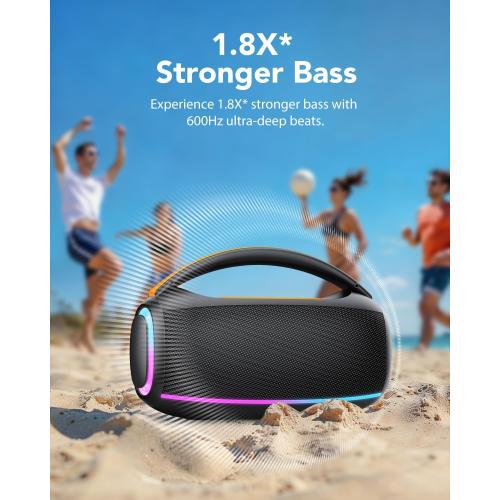 Speakers Bluetooth Wireless: 80w Loud Speaker with Bass, 30H Playtime, IPX7 Waterproof, Large Speakers for Work, Outdoor, Workshop, Garage, Portable Speaker with TWS