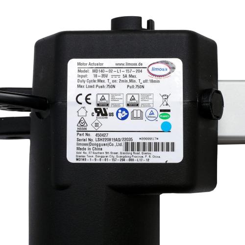 Recliner Limoss 450427 Motor Replacing Model 452601 451011 MD140-02-L1-157-204 Actuator Replacement with Power Supply AC Cord