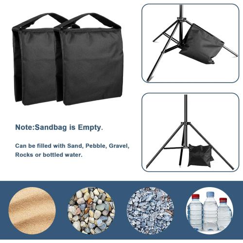 Photo Backdrop Stand, LCUIRC 10x8.5ft (WxH) Photo Background Banner Stand with 4 Crossbars, 8 Spring Clamps, 2 Sandbags, and Carrying Bag for Parties Events Decoration Advertising Display