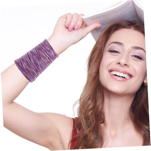 LIFKOME 3pairs Elastic Cooling Wrist Covers Breathable Ice Sports Braces for Men and Women Uv and Moisture-Wicking for Workouts and Daily Wear