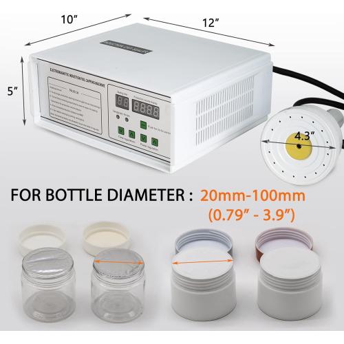 Bottle Cap Sealer, Induction Heat Sealer For Plastic, Glass Bottles 20-100mm 110v