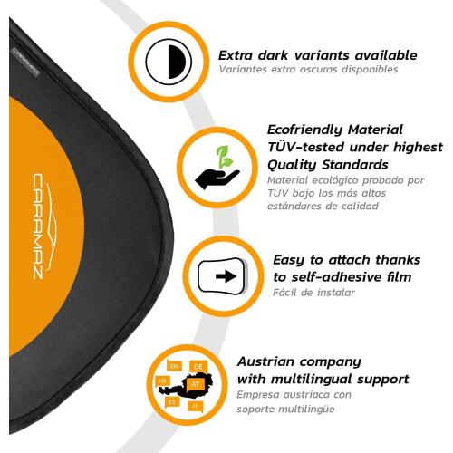 Car Window Shade for Baby with Certified UV-Protection 2 Pack - 20x12