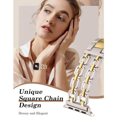 Wearlizer Compatible with Apple Watch Band 41/40/38/44/45/46/49/42mm Women