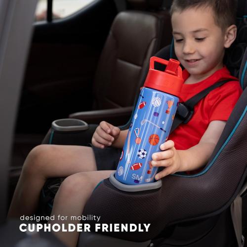 Size 18oz Color red Cars Lighting McQueen Simple Modern Kids Summit Water Bottle with Straw Lid |Disney Lightning McQueen 18oz Stainless Steel Cup Insulated Tumbler for Boys, School | Cars Lightning Speed