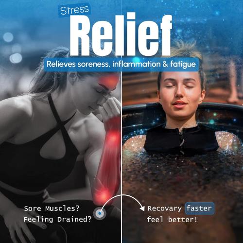 IcyPlunge Cold Plunge Tub - 140  Gallon Ice Plunge for Athletes & Adults, Recovery & Inflammation Relief, Ice Bath Tub with Water & Filter Treatments, XXL Oval Size