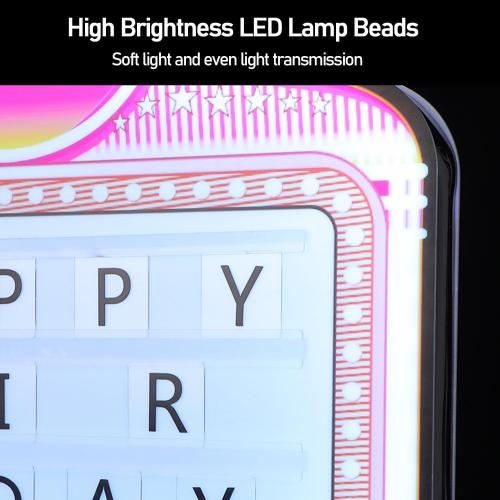 Handheld LED Letter Bottle Presenter, Color Letter Billboard, Club Signs for Bottle Service, Luminous LED Presenter, Perfect for Club, Night Club, Party, Bar,White light,L