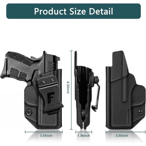 Springfield xds 9mm Holster,Springfield Hellcat Holster, kydex Holder Adj. Cant Retention | Right-Hand Draw
