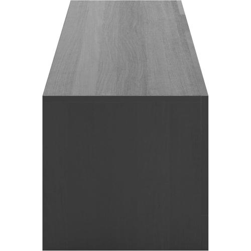 CorLiving Lakewood Modern Black Engineered Wood TV Stand with Drawers for TVs up to for Living Room and Bedroom - Large Low Media Storage, Entertainment Center