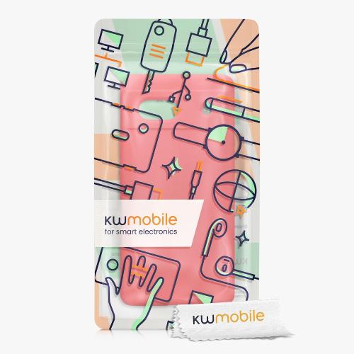 kwmobile Case Compatible with Google Pixel 7a Case - TPU Silicone Phone Cover with Soft Finish - Dolce Vita