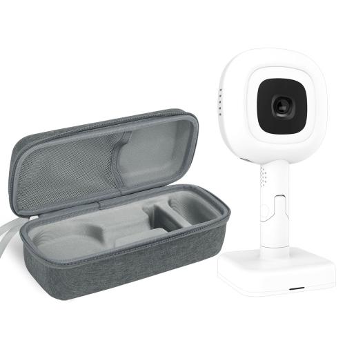 Travel Pack for Nanit Pro Baby Monitor, Travel Stand/Flex Stand for Nanit Pro & Protective Hard Shell Carrying Case, Portable and Easy Storage, 10FT USB C Charging Cable Power Adapter Included