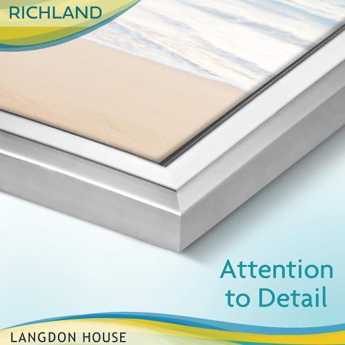 5x7 Silver Picture Frame - Distinguished Edging for Classic Style