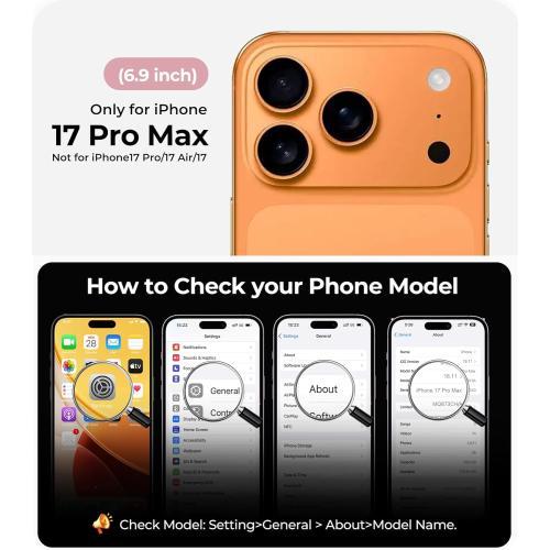 for iPhone 17 Pro Max Case with 1x Screen Protector, [Compatible with MagSafe] [Integrated Camera Protection], Non Yellowing Slim Cute Women Girly Magnetic Cover for iPhone 17 Pro Max, Pink