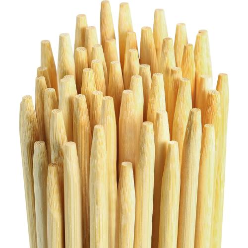 Smores Sticks 36 Long 5 mm Thick, 120 PCS Marshmallow Roasting Smore Sticks Bamboo, Disposable Marshmellow Sticks Camping Heavy Duty SMores Skewers for Outdoor Fire Pits Campfires Hot Dog Sausage