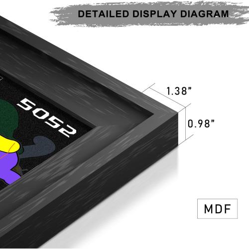 20×30 Frame Black, Hang Horizontally or Vertically, Perfect 20x30 Poster Frame for Photos, Posters & Artwork