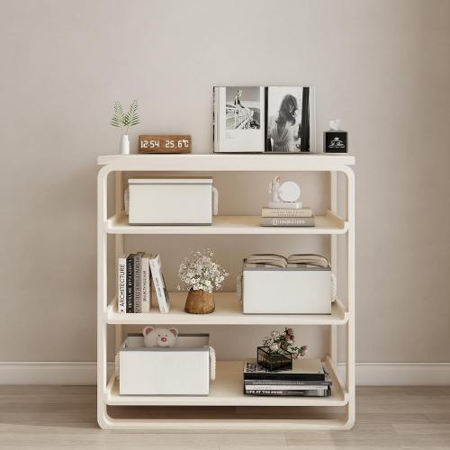 Extra Large Fabric Storage Bins for Shelves with Handles 3 Pack | Storage Baskets for Shelves and Closet Organizers | Folding Rectangle Storage Bins for Cloth and Magazine,Beige,16.5Wx12.5Dx10H