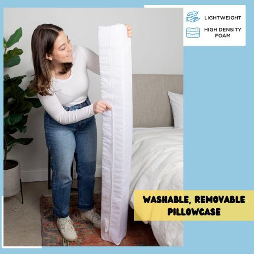 SnugStop The Original Bed Wedge | Gap Filler Between Your Headboard and Mattress | Triangle Pillow Wedge | Headboard Gap Filler | Anti-Slip Mattress | Don't Lose Your Pillow (Queen)