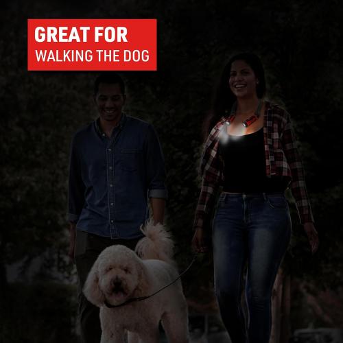 EZRED ANYWEAR Rechargeable Neck Light for Hands-Free Lighting - NK15, Perfect Light for Mechanics, Camping, Hunting, DIY Projects, Reading